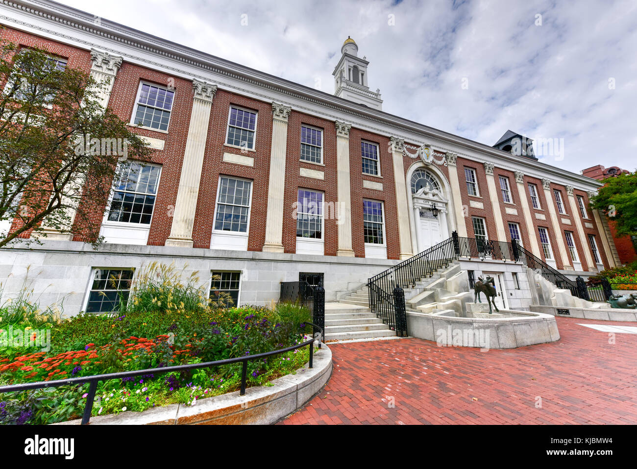 Burlington City Hall at the intersection of Church Street and Main