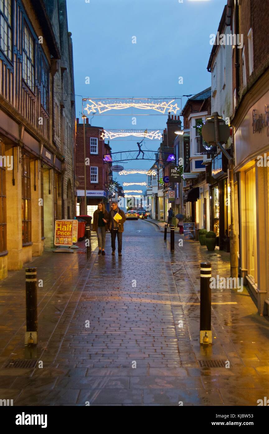 Winchester high street hampshire england uk hi-res stock photography ...