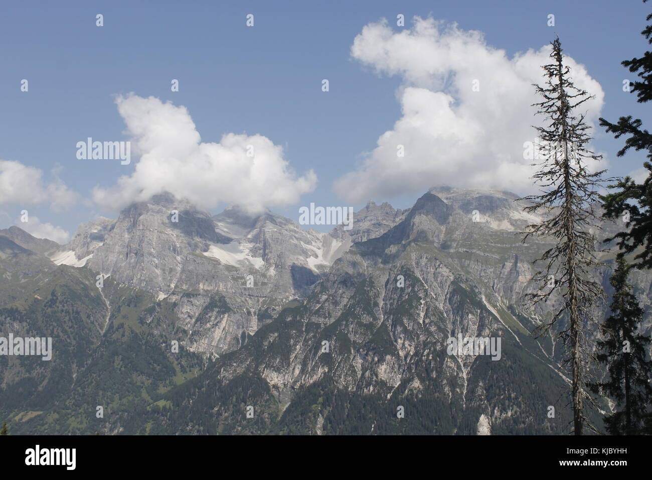 landscape of mountains on the Alps in Italy Stock Photo - Alamy