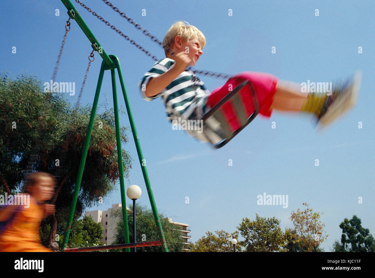 Children at Playground Stock Photo