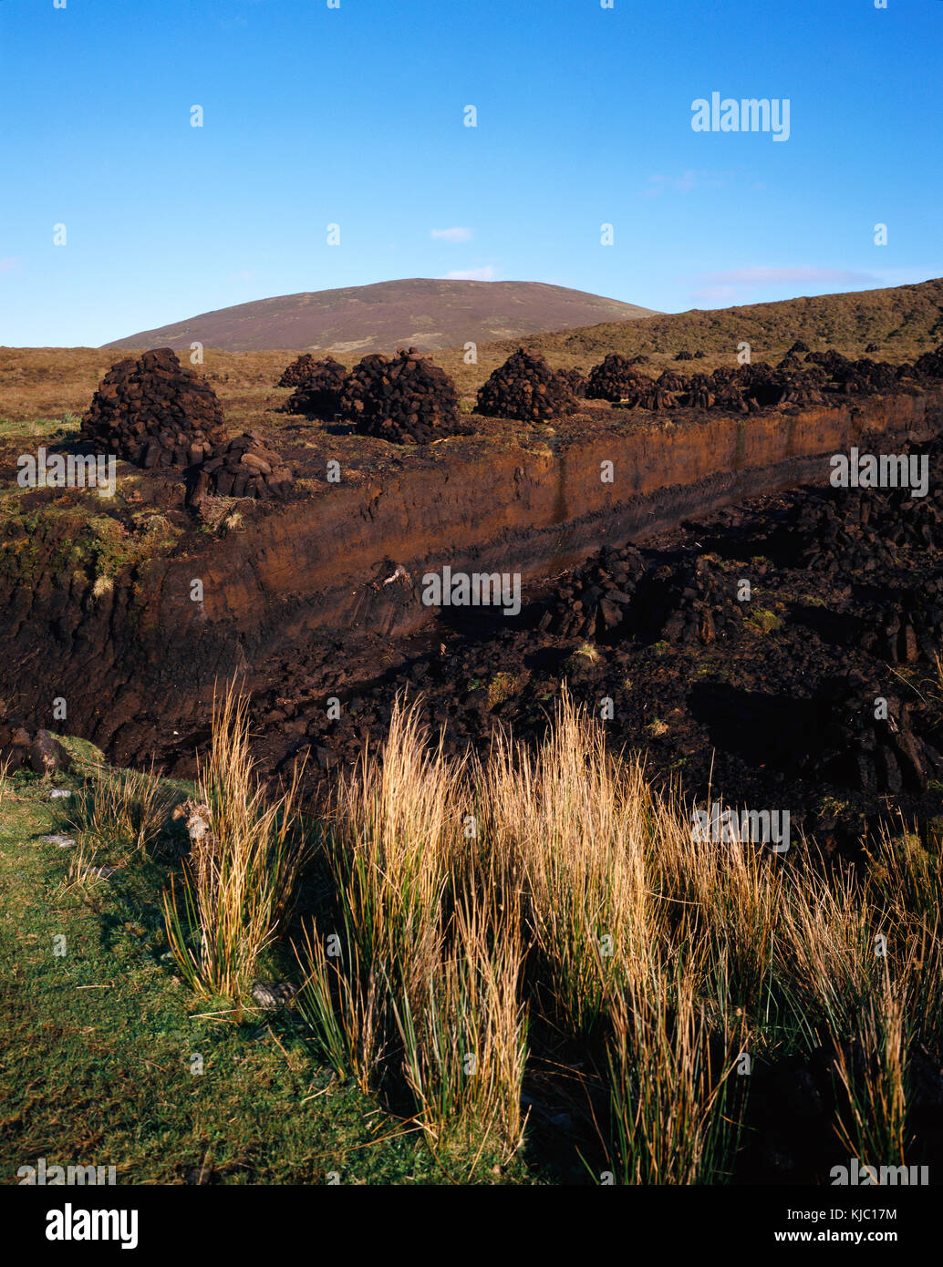 Overview of Landscape, Achill Island, Ireland Stock Photo