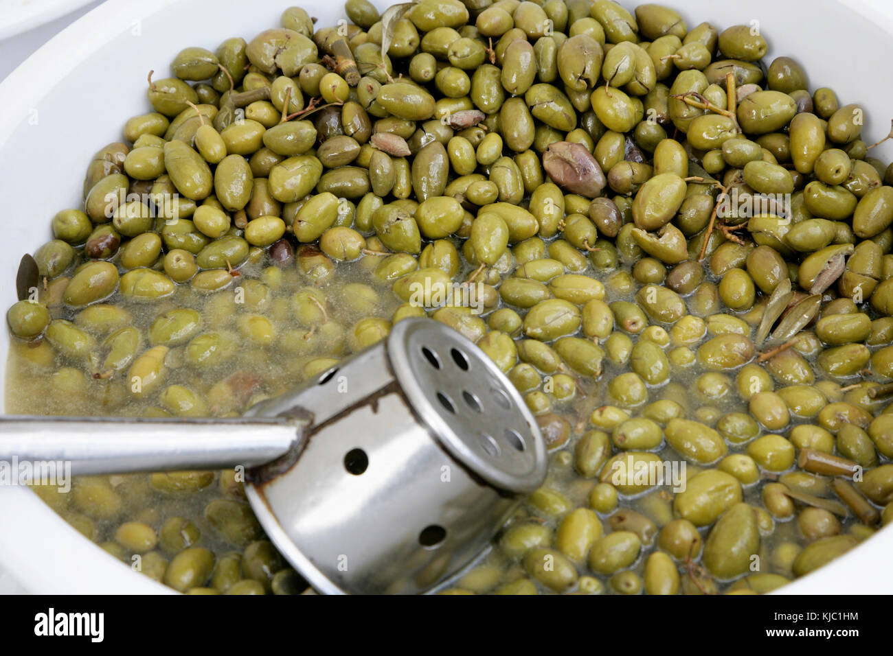 High angle view olives hi-res stock photography and images - Alamy