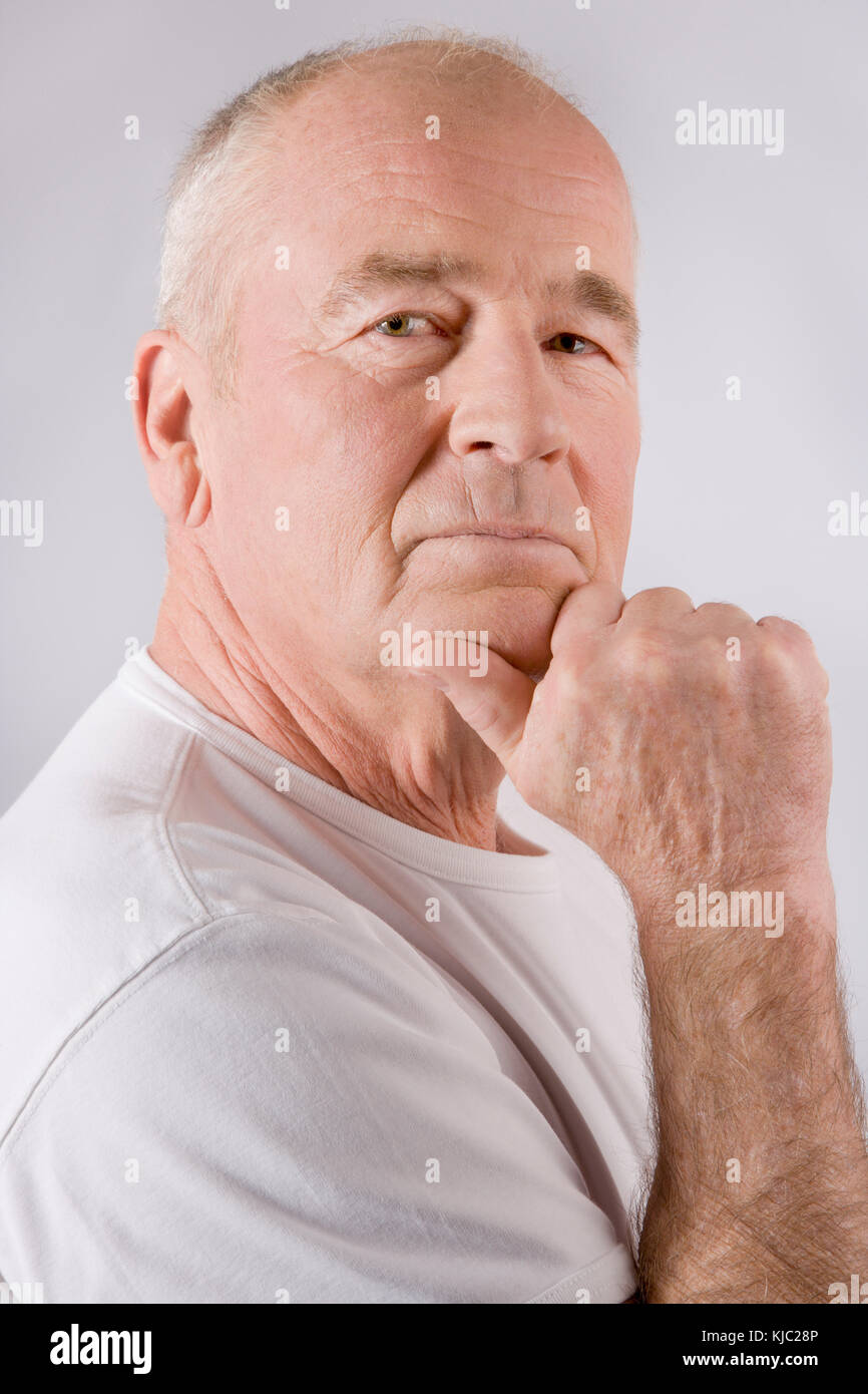 Handsome man portrait front side hi-res stock photography and images ...