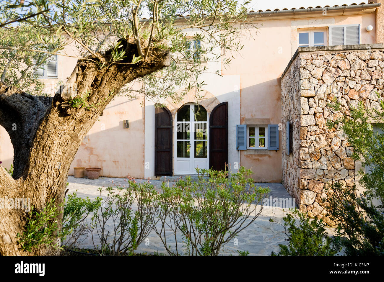 Home exterior back garden hi-res stock photography and images - Alamy
