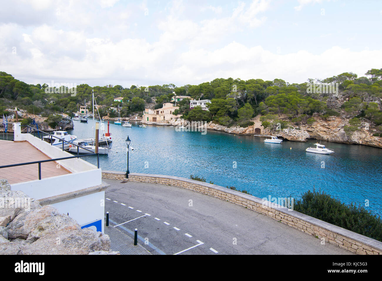 Beautiful harbour, Cala Figuera, Mallorca, Spain Stock Photo
