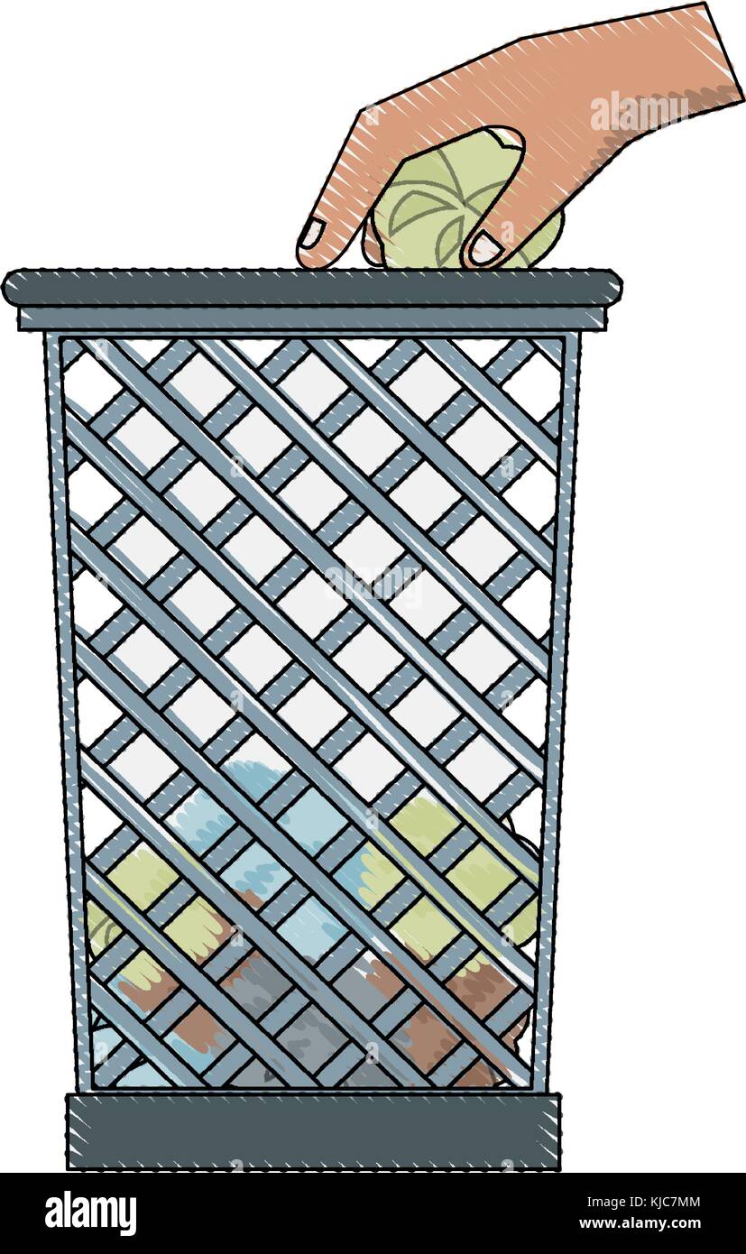 Office paper bin Stock Vector Image & Art Alamy