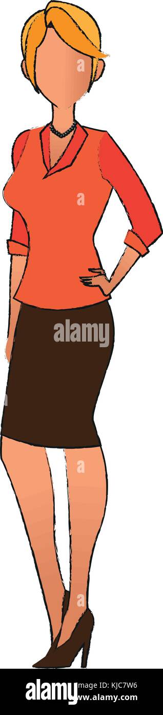 Business woman cartoon Stock Vector Image & Art - Alamy