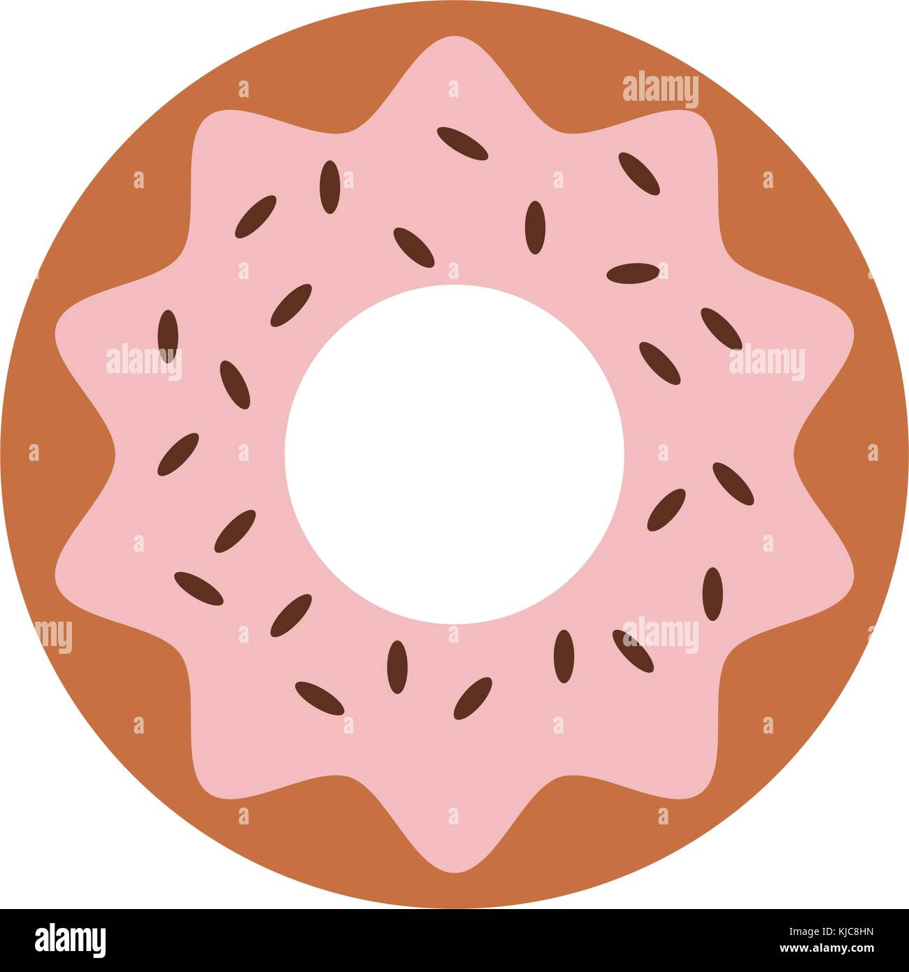 Sweet dessert donut Stock Vector Image & Art - Alamy