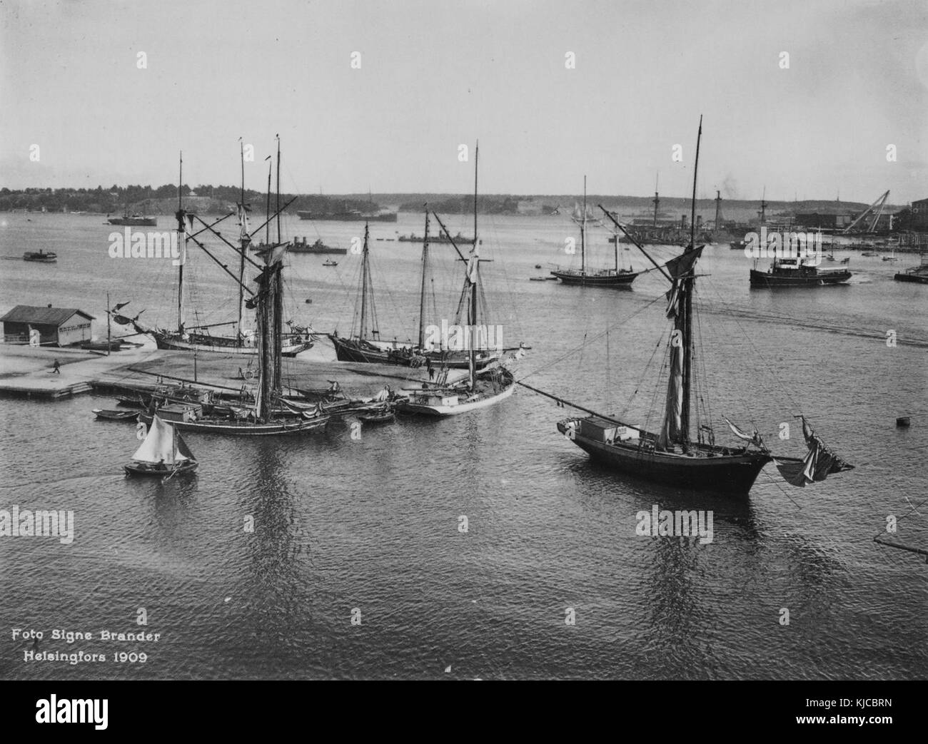 Pohjoissatama, Helsinki 1909 Stock Photo Alamy