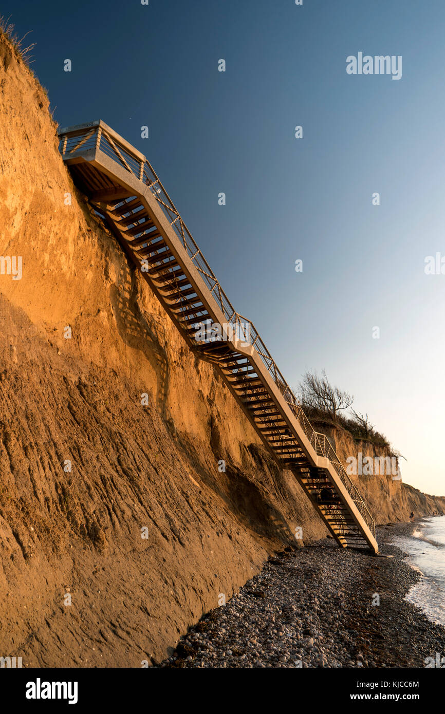 Cliff near Ahrenshoop in Geramy Stock Photo