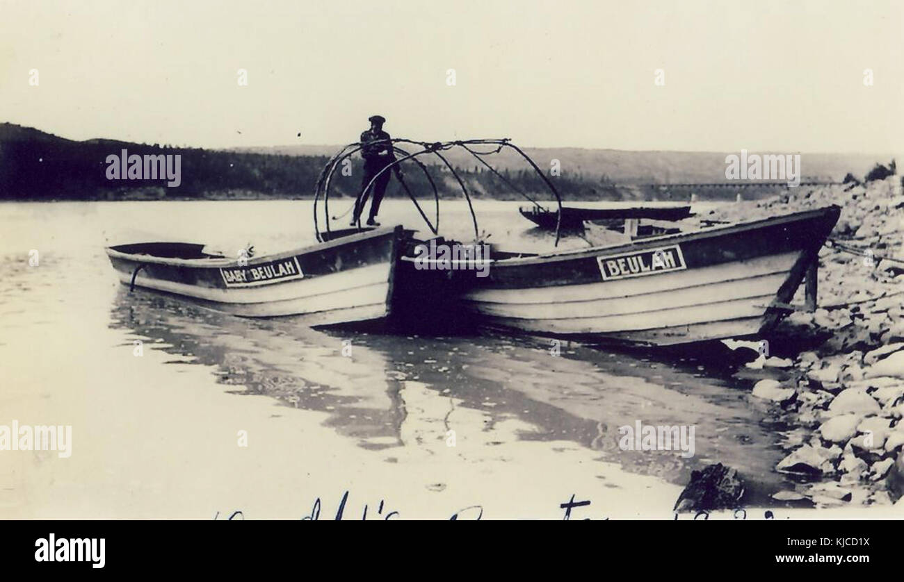 Boats built by Beulah Boat Company of Peace River Crossing, Alberta