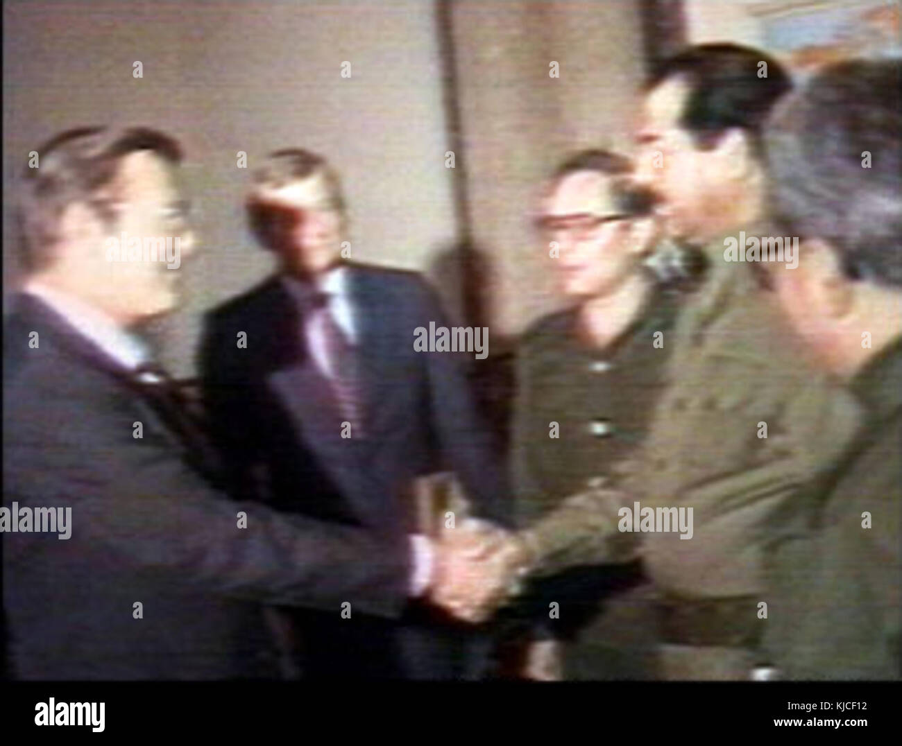 Saddam rumsfeld Stock Photo