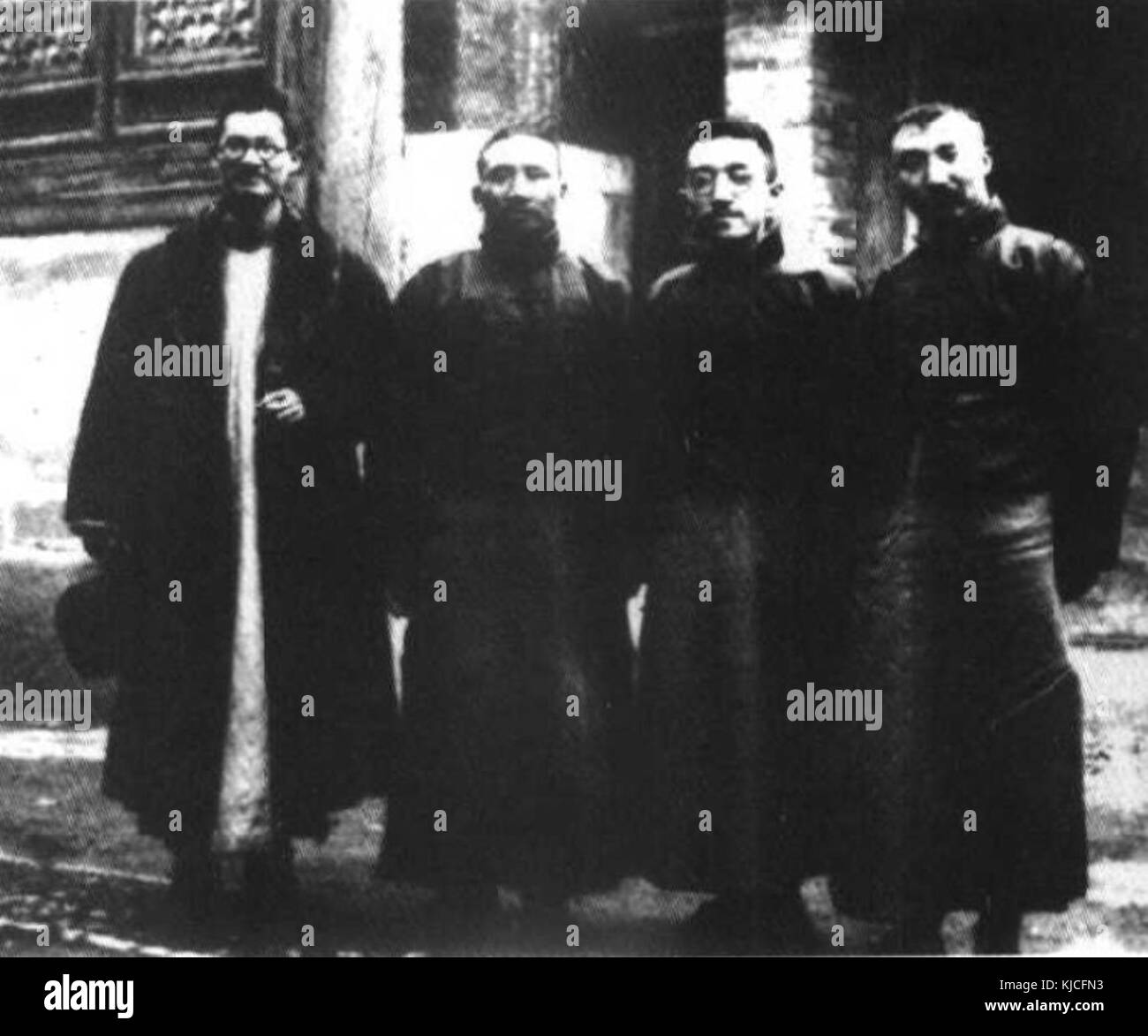 Jiang Menglin, Cai Yuanpei, Hu Shih and Li Dazhao Stock Photo Alamy