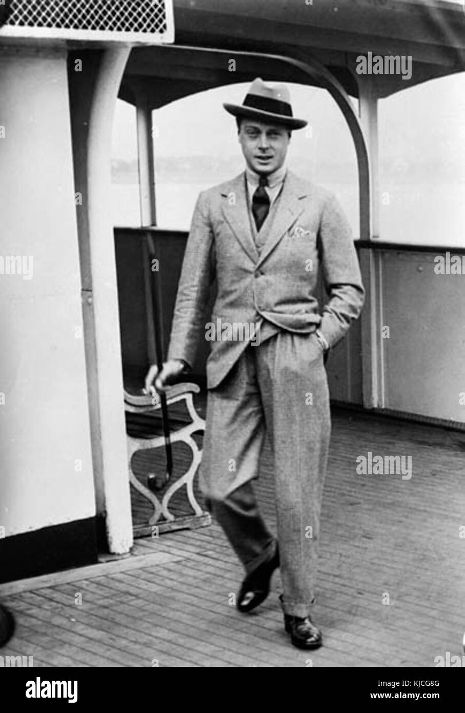 Edward Prince of Wales in Canada 1919 Stock Photo - Alamy