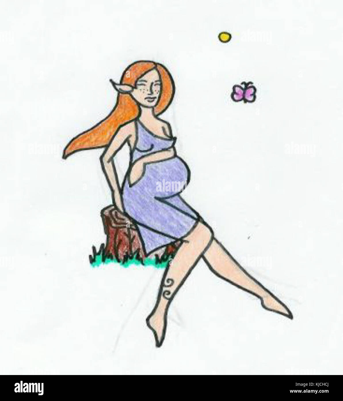 беременные эльфы. принцесса зельда fat. орк и эльфийка. Pregnant elf. Goblin slayer priestess.