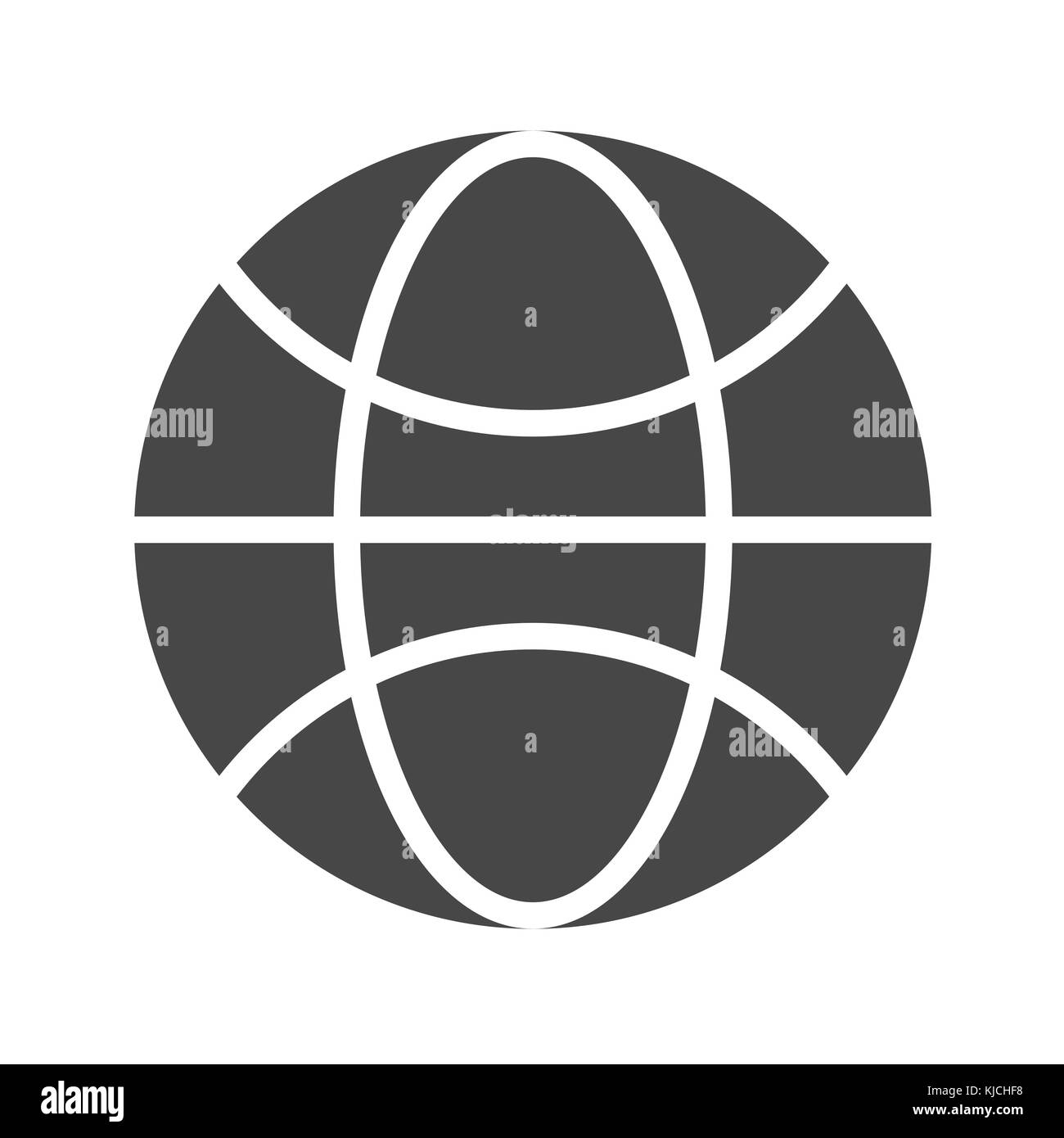 Globe Flat Vector Icon. Flat icon isolated on the white background ...