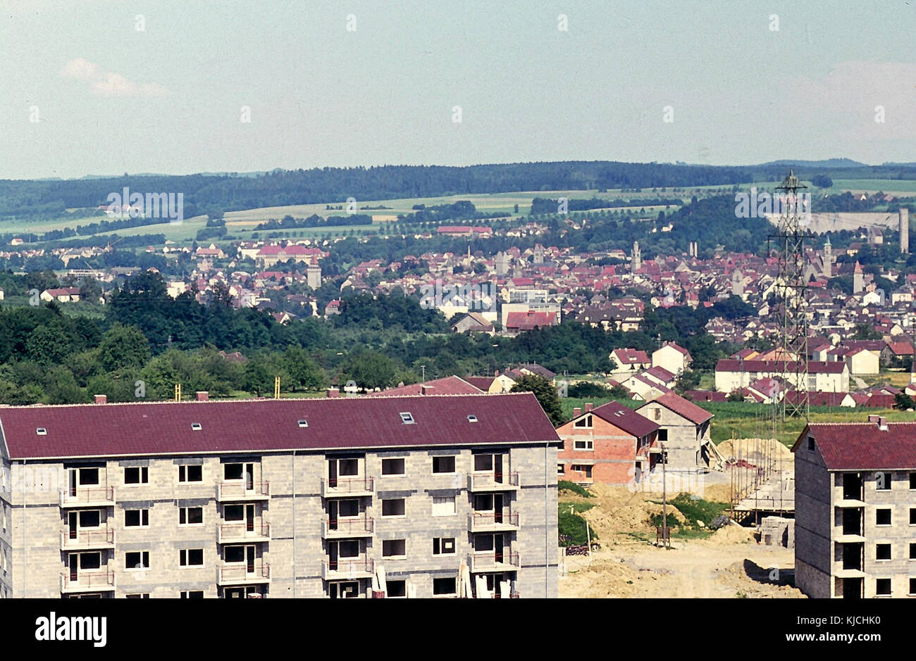 Ravensburg Weststadt 1960er c Stock Photo