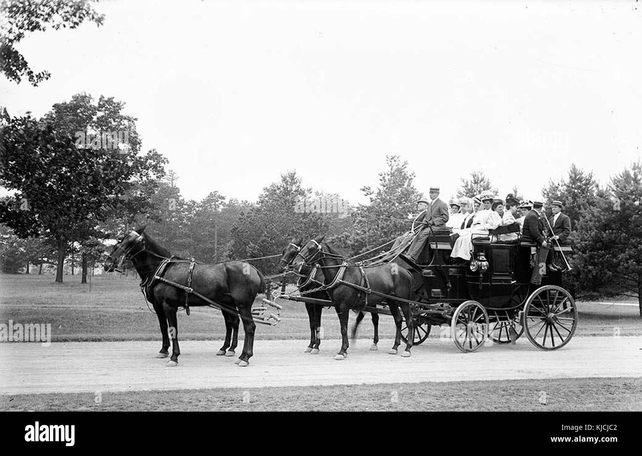 Tally Ho showing visitors around Toronto Stock Photo Alamy