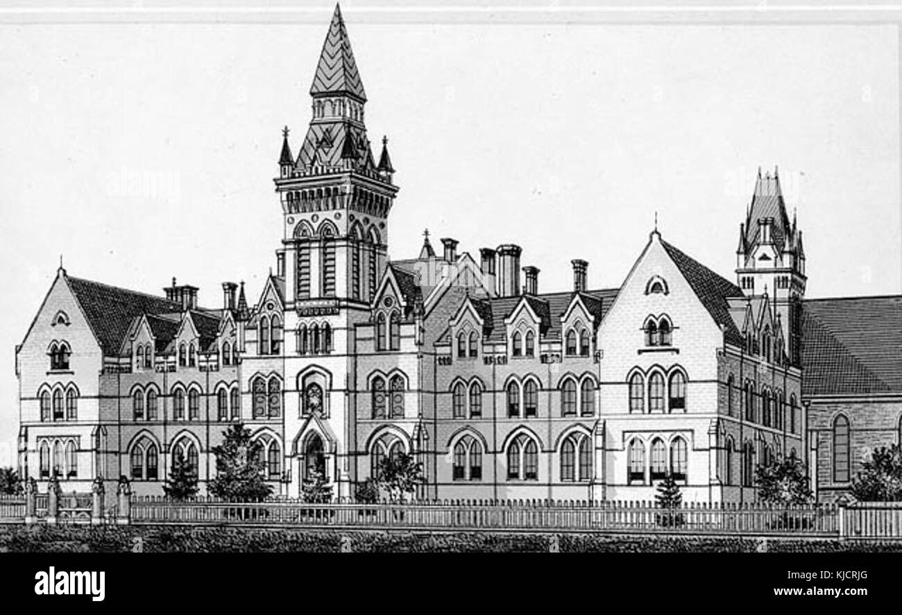 Knox College Toronto 1887 Stock Photo Alamy