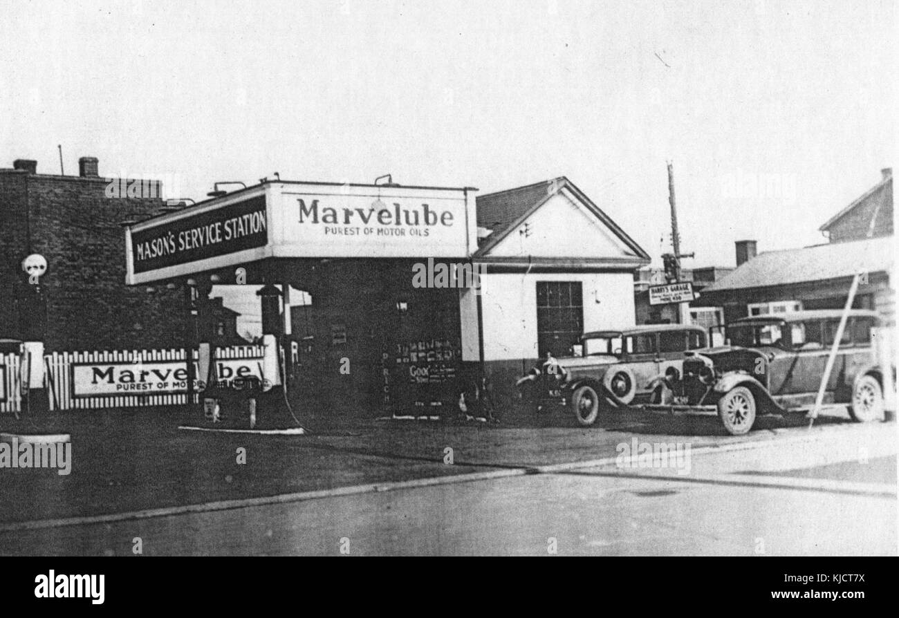 Mason's Service Station Stock Photo Alamy