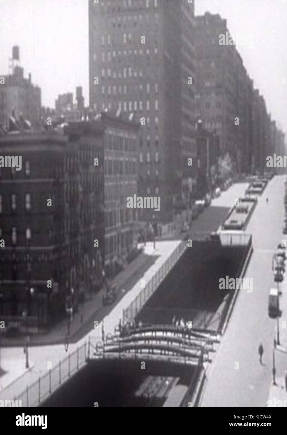 Park Avenue tunnel Stock Photo