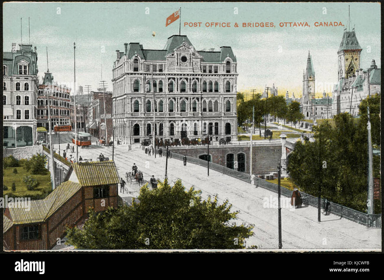 Ottawa Post Office c1910s Stock Photo Alamy