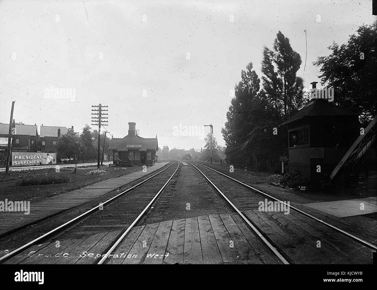 South Parkdale Station Stock Photo Alamy
