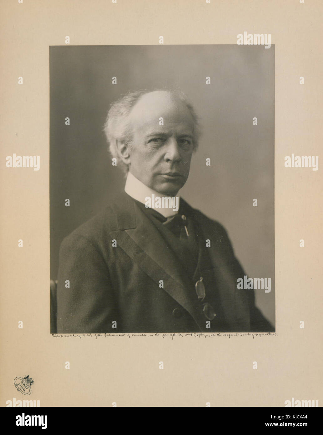 The Honourable Sir Wilfrid Laurier Photo E (HS85 10 16875 Stock Photo