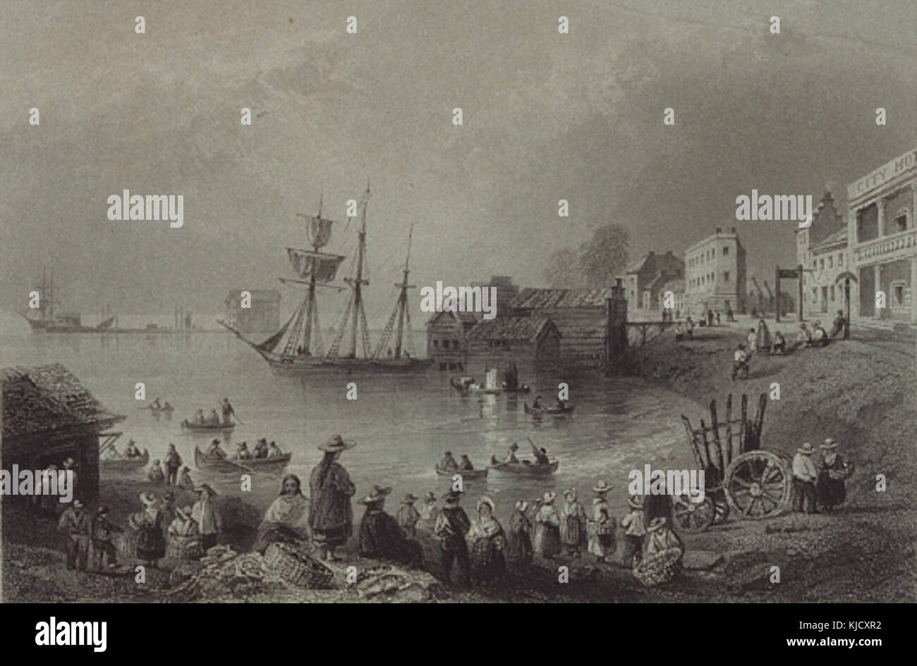 Toronto Fish Market Stock Photo Alamy