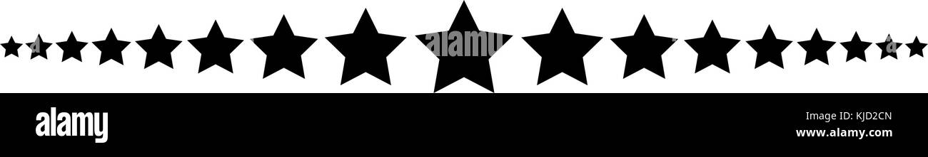 star line divider vector design footer modern border Stock Vector Image