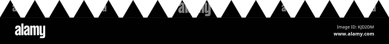 triangle line divider vector design footer modern border Stock Vector ...