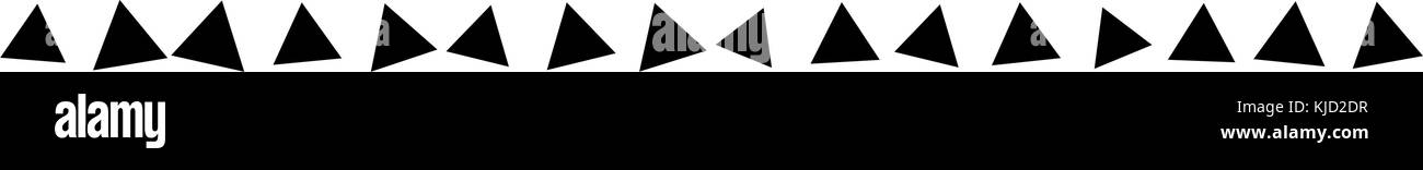 triangle line divider vector design footer modern border Stock Vector ...