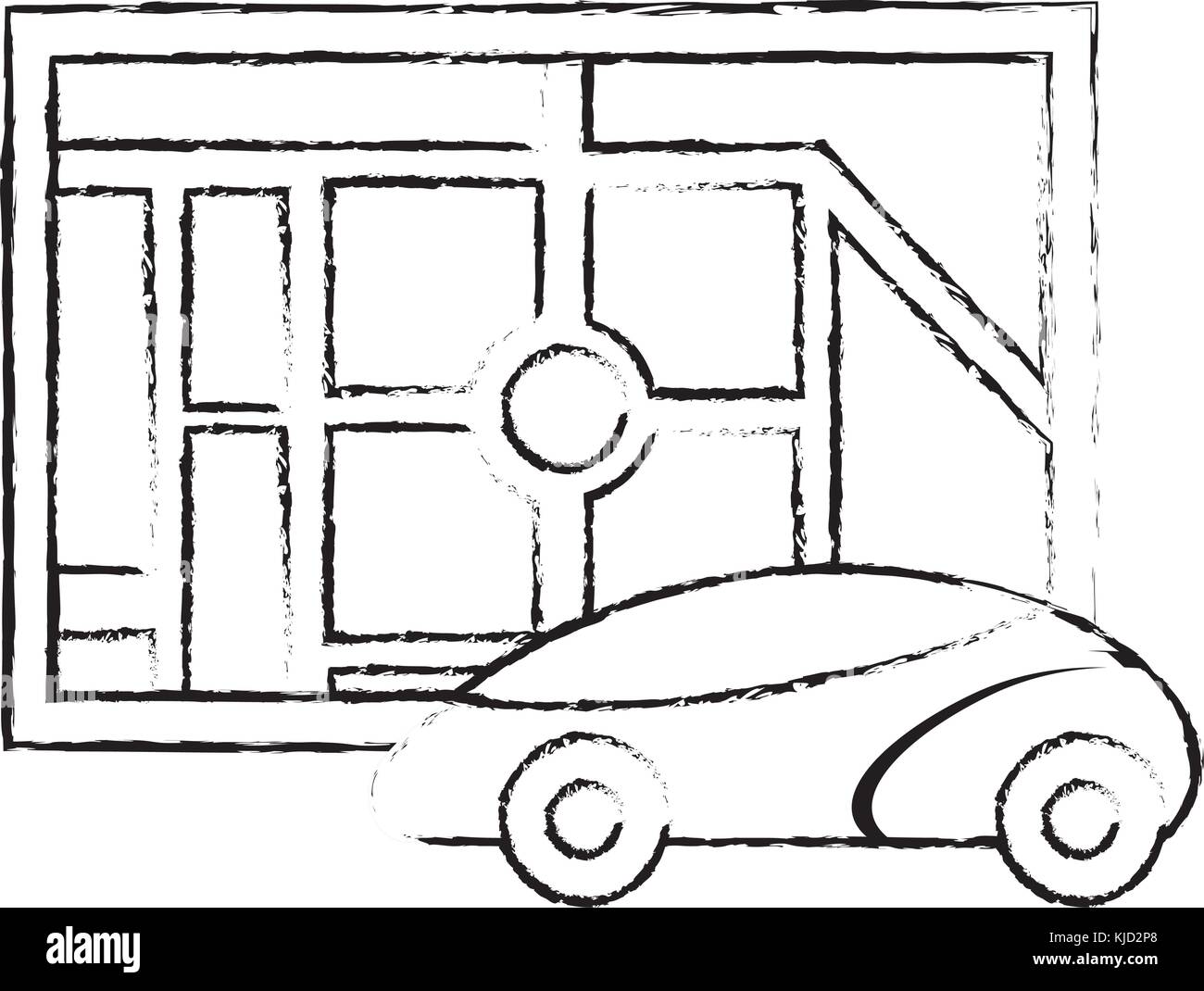 map navigation car autonomous web application Stock Vector Image & Art Alamy