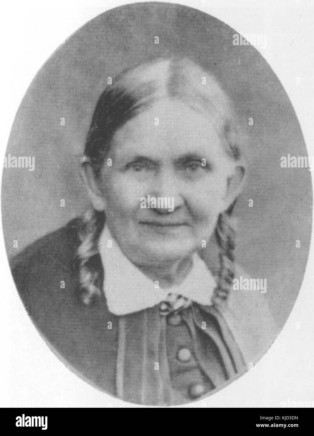 Fredrika Runeberg 1875 Stock Photo