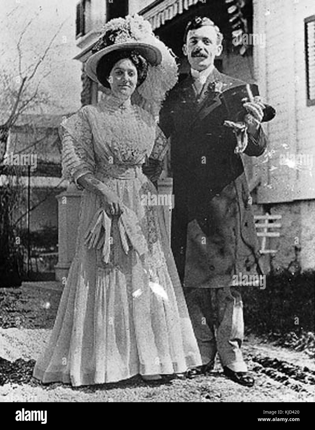 Jeanne Renault and Louis St. Laurent Stock Photo Alamy