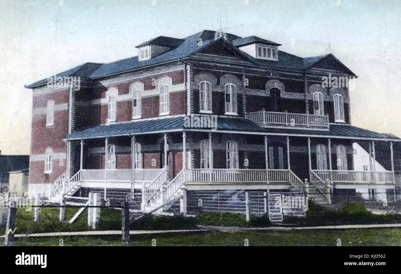 Presbytere de Metabetchouan 1910 Stock Photo Alamy