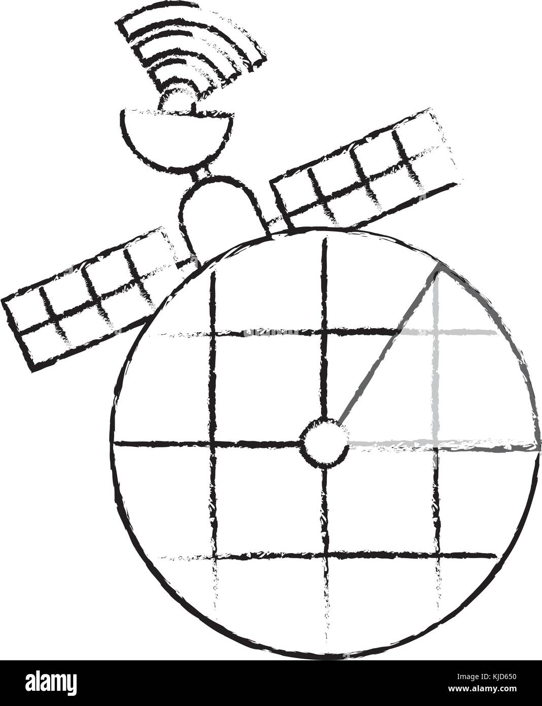 gps navigation screen pointer map satellite connection Stock Vector ...
