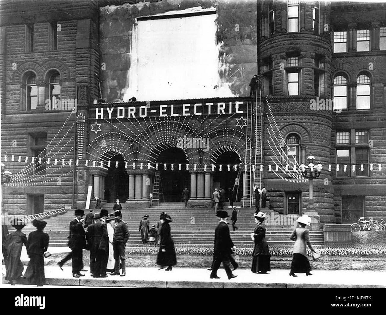 Inaugural of hydro electric power in Toronto Stock Photo Alamy