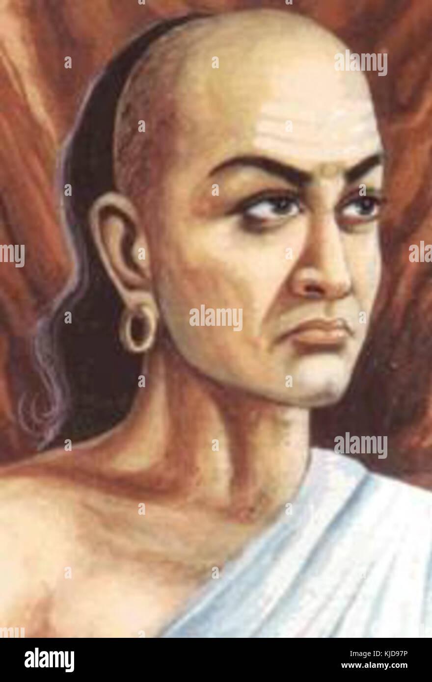 Chanakya artistic depiction Stock Photo - Alamy