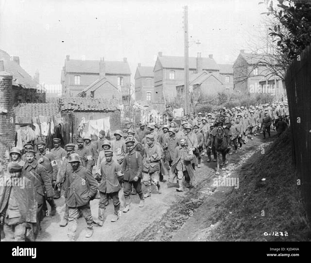 German prisoners captured during Battle of Vimy Ridge Stock Photo - Alamy