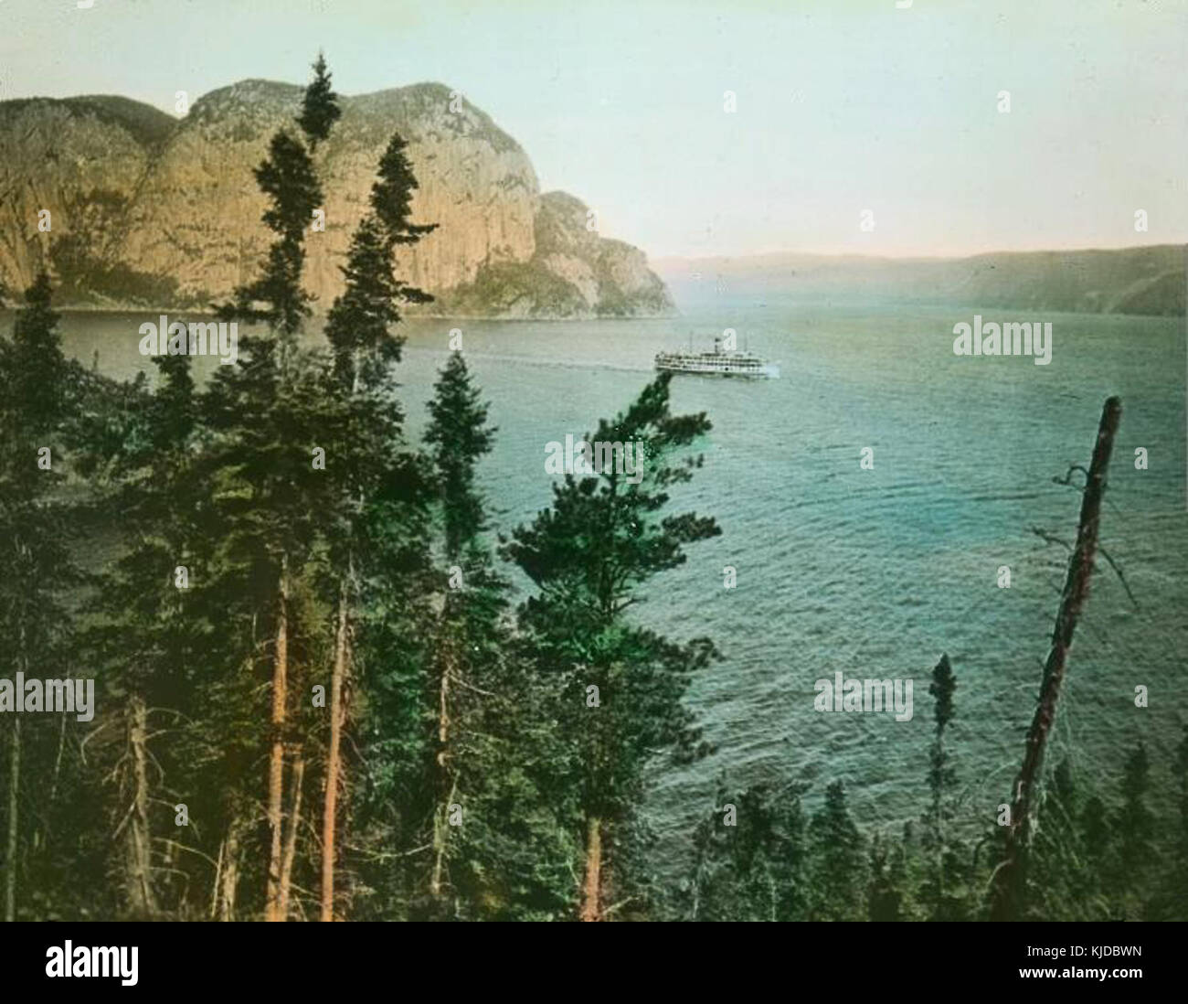 Cap Trinite riviere Saguenay 1933 Stock Photo - Alamy
