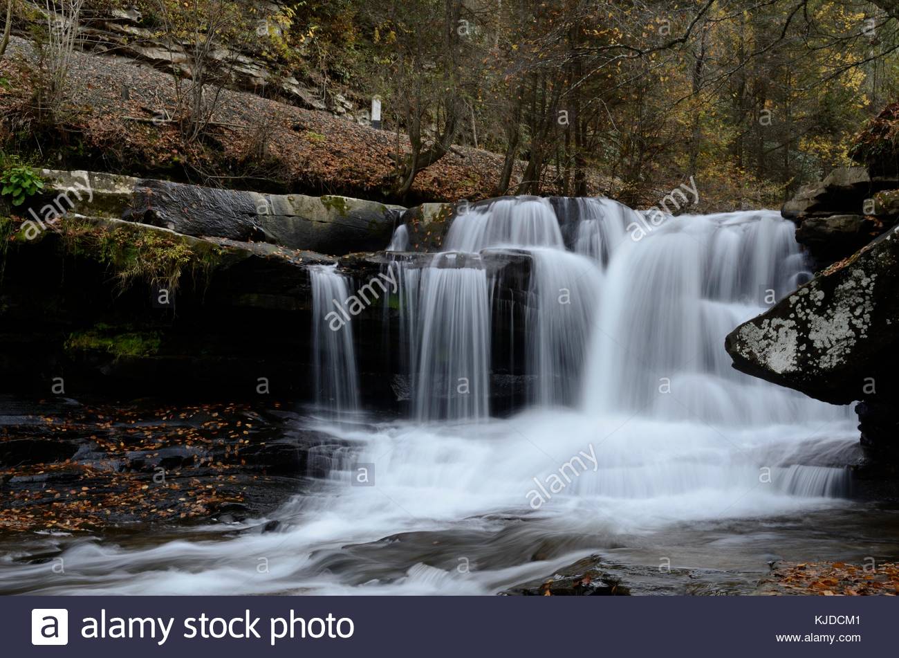 Dunloup Creek Falls High Resolution Stock Photography and Images Alamy