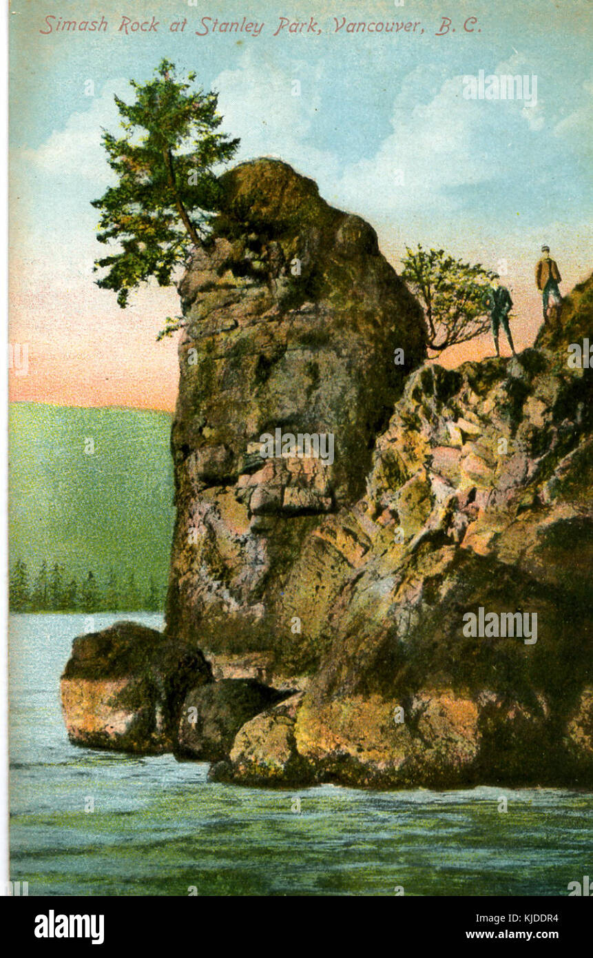 Photo postcard Coal Harbor and Stanley Park, Vancouver B.C. c. 1920 Photo postcard Coal Harbor and Stanley Park, Vancouver B.C. c. 1920