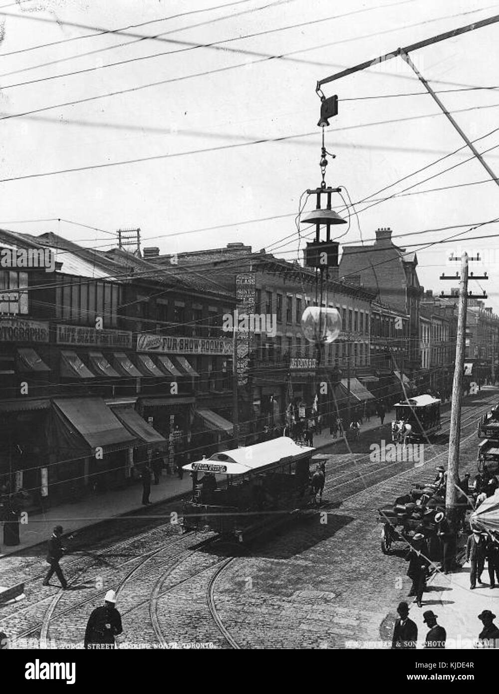 Yonge Street circa 1890 Stock Photo Alamy