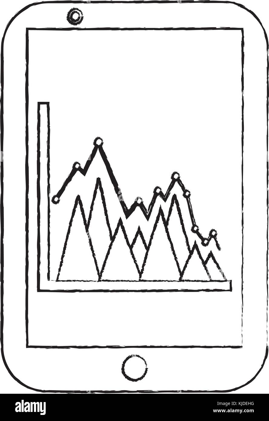 graph chart icon image Stock Vector Image & Art - Alamy