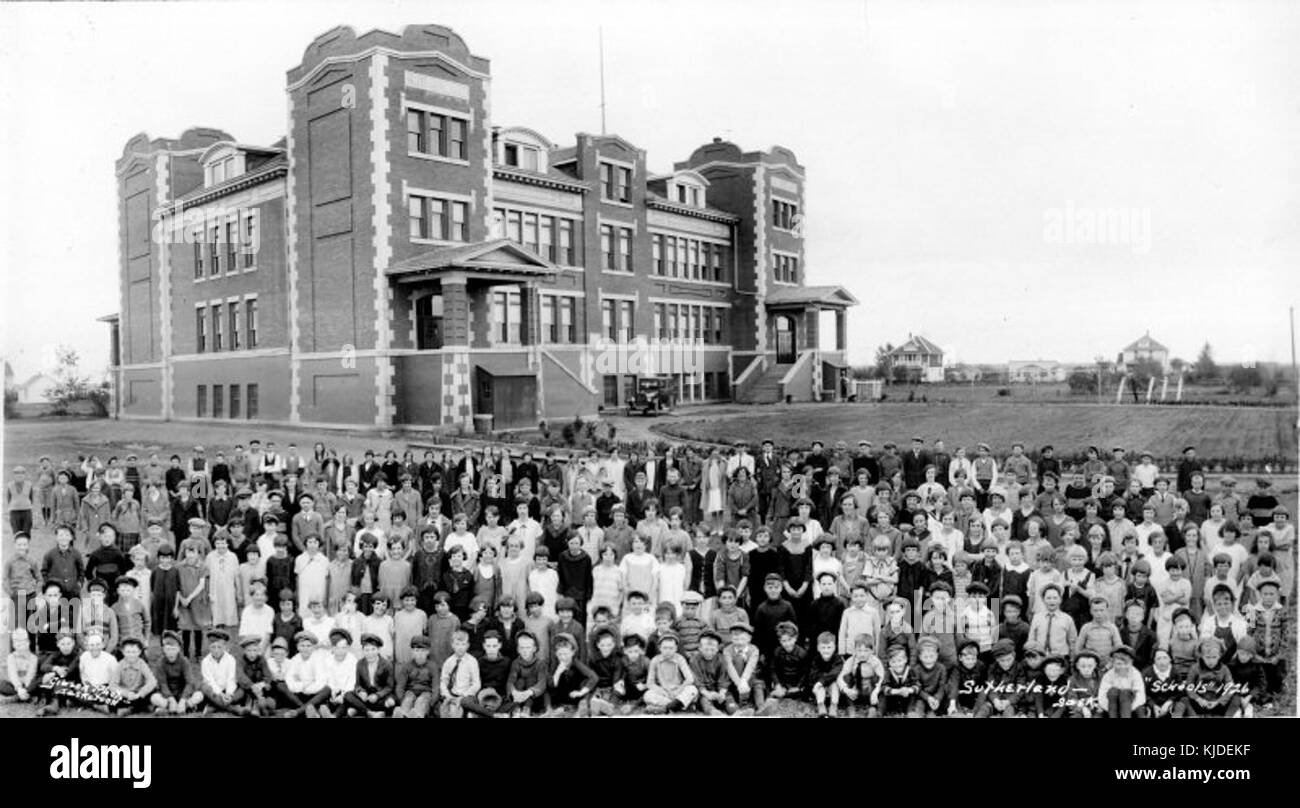 Sutherland School 1926 Stock Photo Alamy