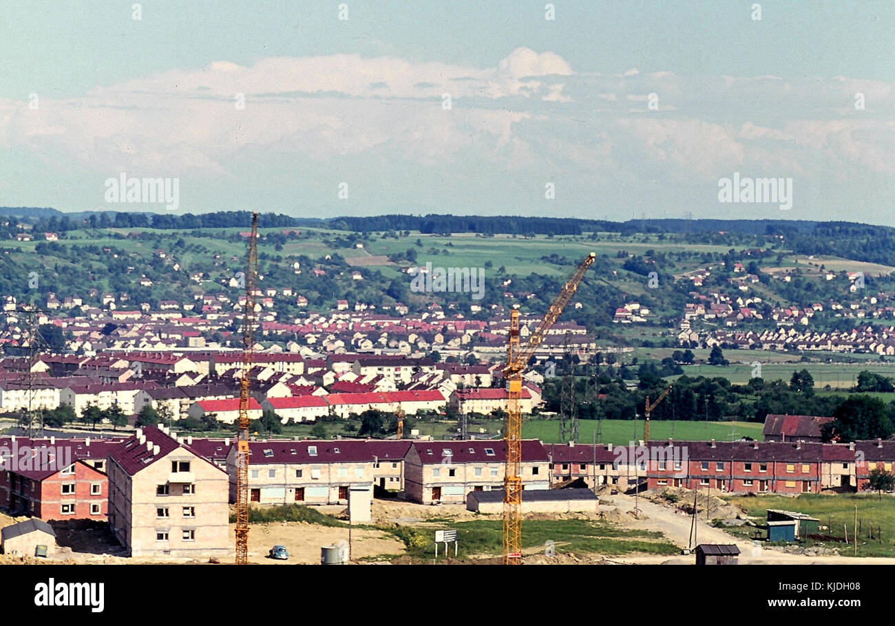 Ravensburg Weststadt 1960er a Stock Photo