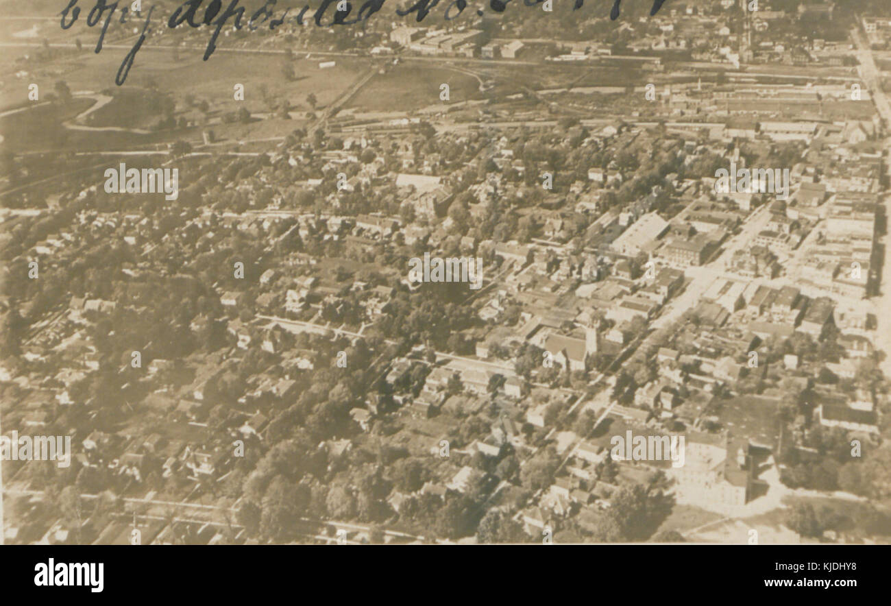 Ingersoll Ontario from the Air (HS85 10 36494 Stock Photo Alamy