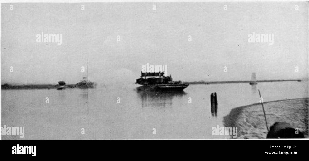 Public passenger ferry service Black and White Stock Photos & Images ...