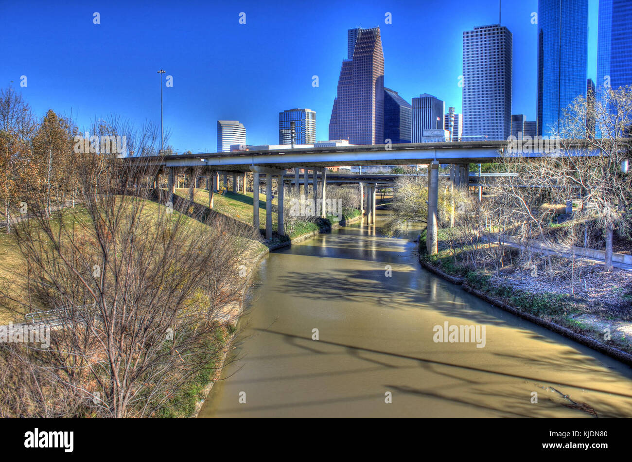 Historic houston skyline hi-res stock photography and images - Alamy